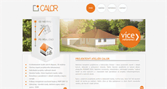 Desktop Screenshot of calor.cz