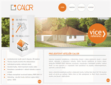 Tablet Screenshot of calor.cz